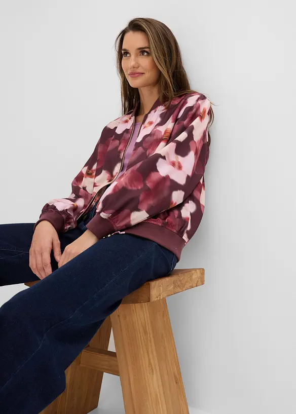 Blouson en satin fluide, bonprix