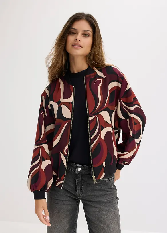 Blouson en satin fluide, bonprix