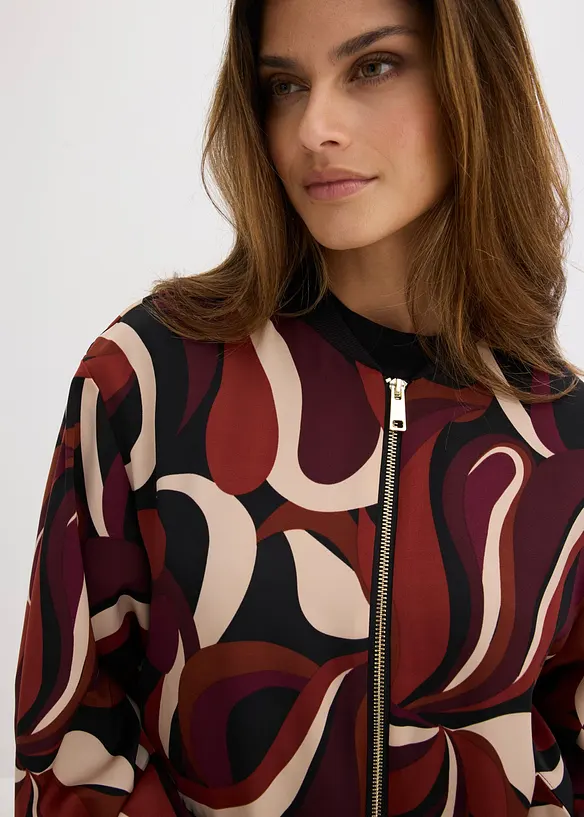 Blouson en satin fluide, bonprix