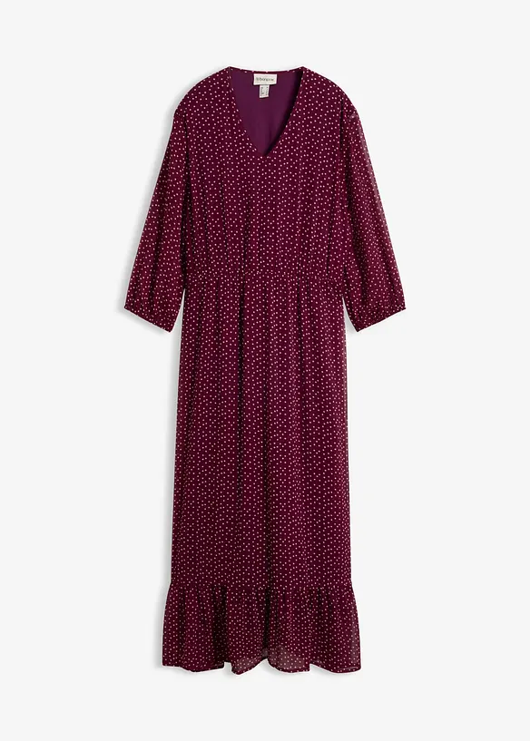 Maxi-Chiffonkleid, bonprix