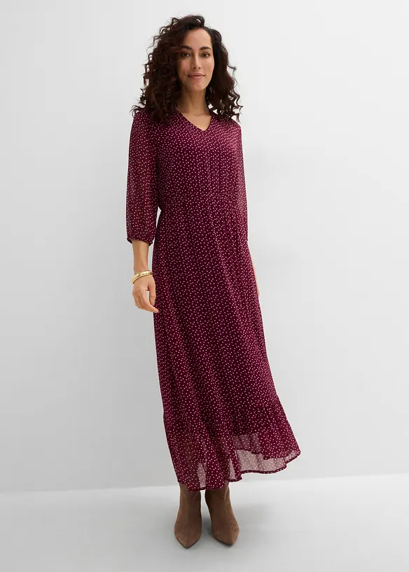 Maxi-Chiffonkleid, bonprix