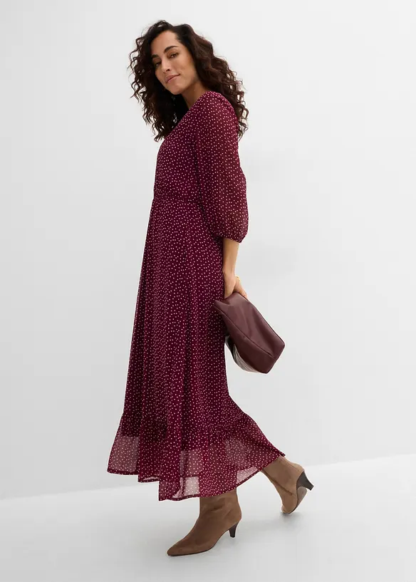 Maxi-Chiffonkleid, bonprix