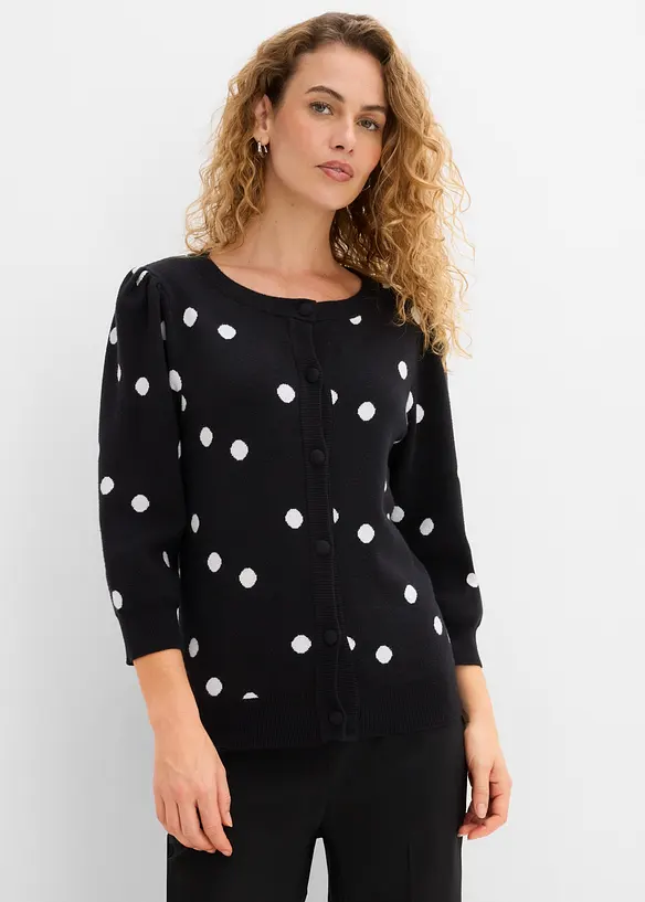 Strickjacke aus feinem Viskose-Mix, bonprix