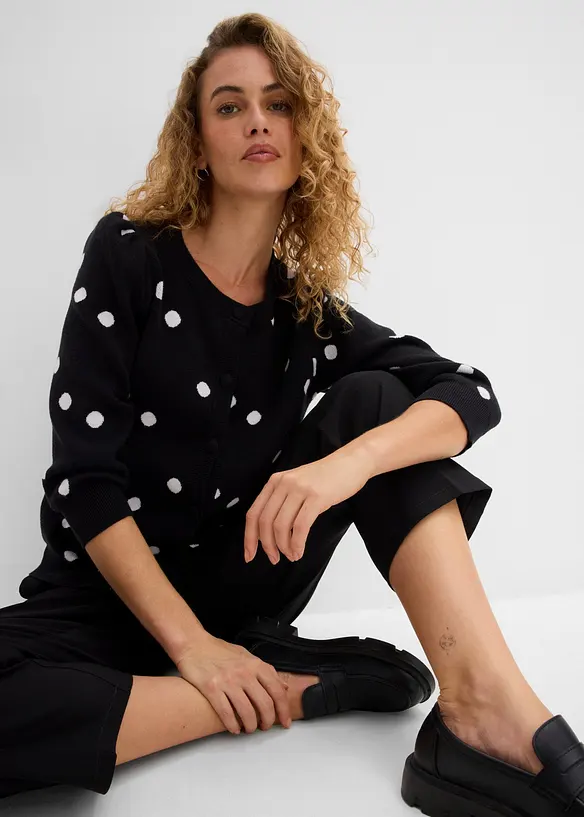 Strickjacke aus feinem Viskose-Mix, bonprix