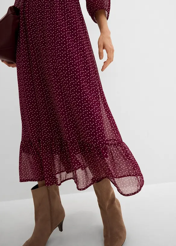 Maxi-Chiffonkleid, bonprix