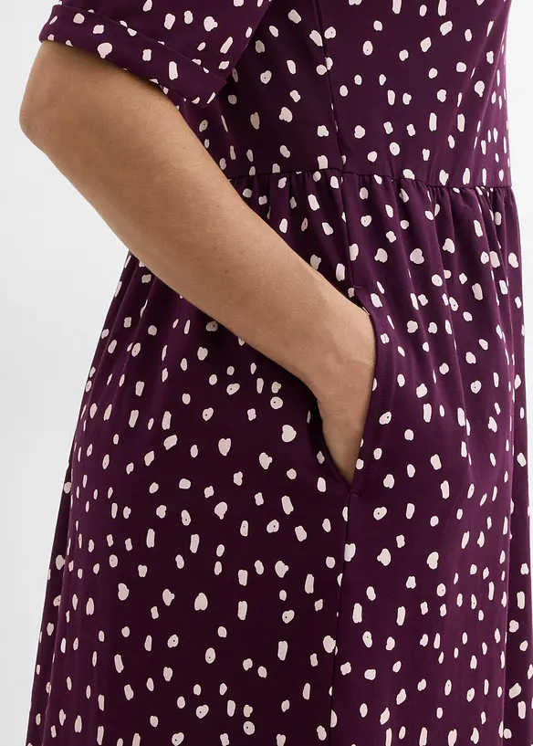Shirtkleid aus elastischem Baumwoll-Mix, bonprix