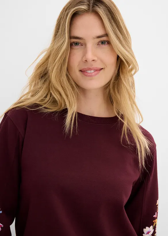 Sweat 100% coton, bonprix