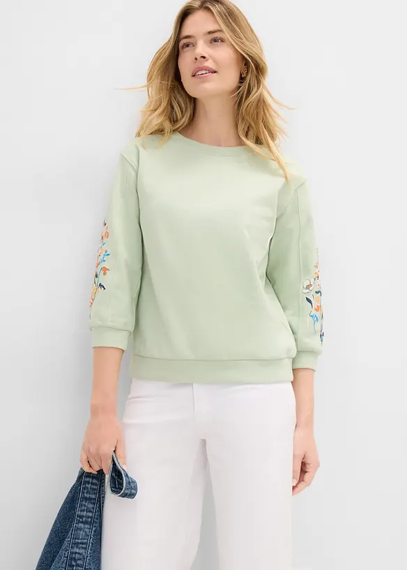 Sweat 100% coton, bonprix
