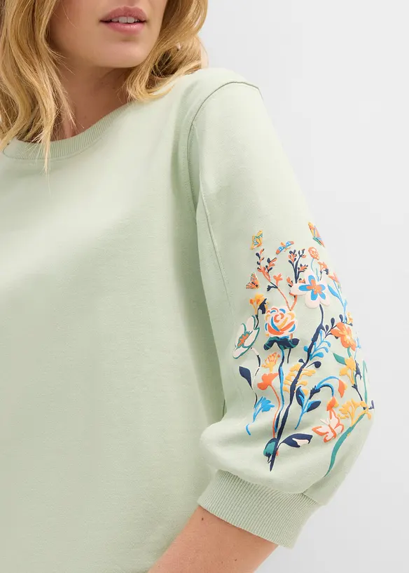 Sweat 100% coton, bonprix