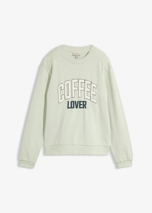 Sweat 100% coton avec imprim&eacute; gonflant, bonprix