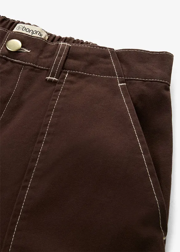 Pantalon raccourci en twill 100% coton, bonprix