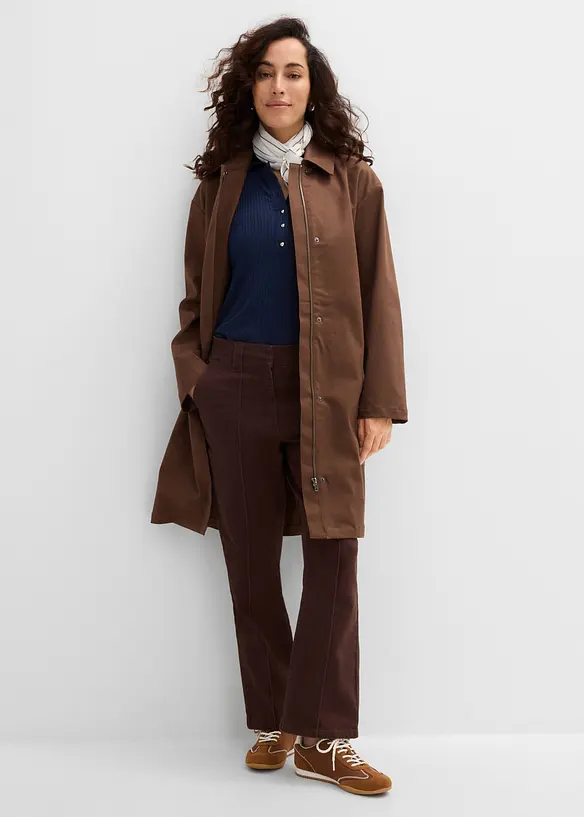 Pantalon en twill de coton extensible, bonprix