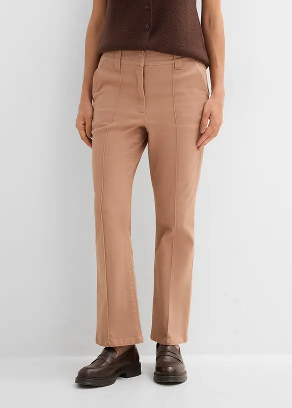 Pantalon en twill de coton extensible, bonprix