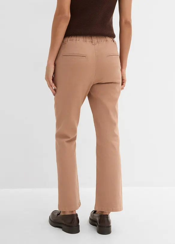 Pantalon en twill de coton extensible, bonprix