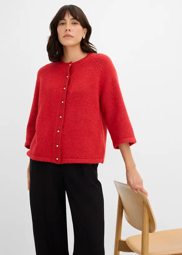 Strickjacke, 3/4 Arm, bonprix