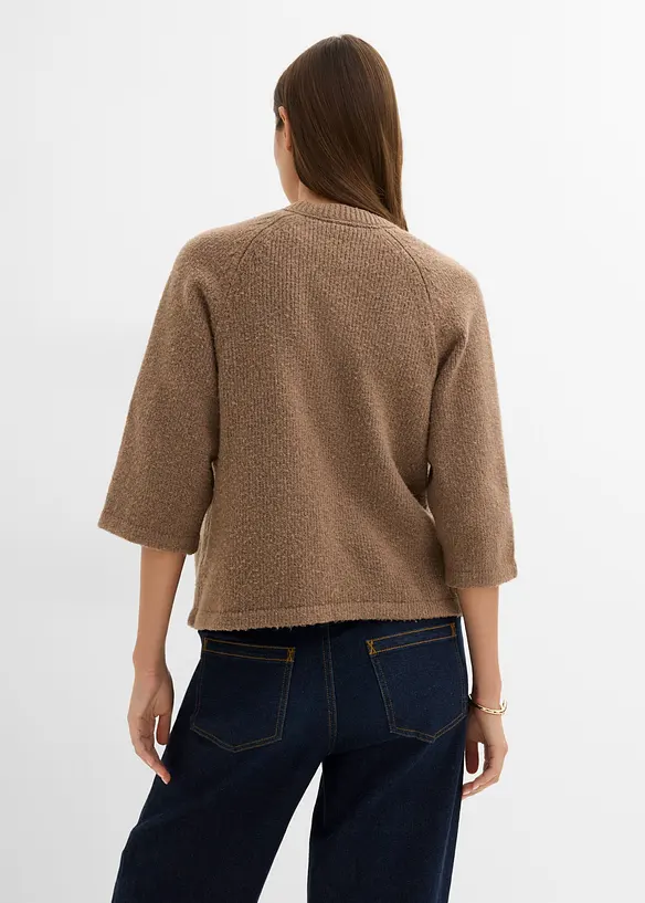 Strickjacke, 3/4 Arm, bonprix