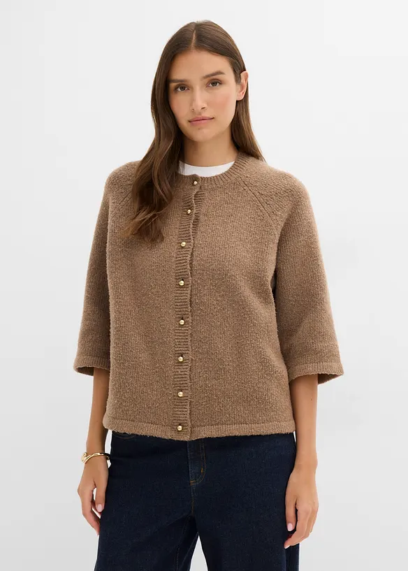 Strickjacke, 3/4 Arm, bonprix