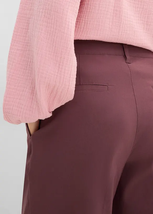 Pantalon en bengaline extensible, bonprix