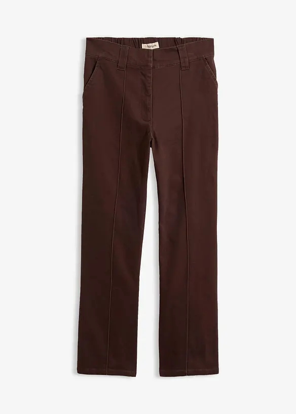 Pantalon en twill de coton extensible, bonprix