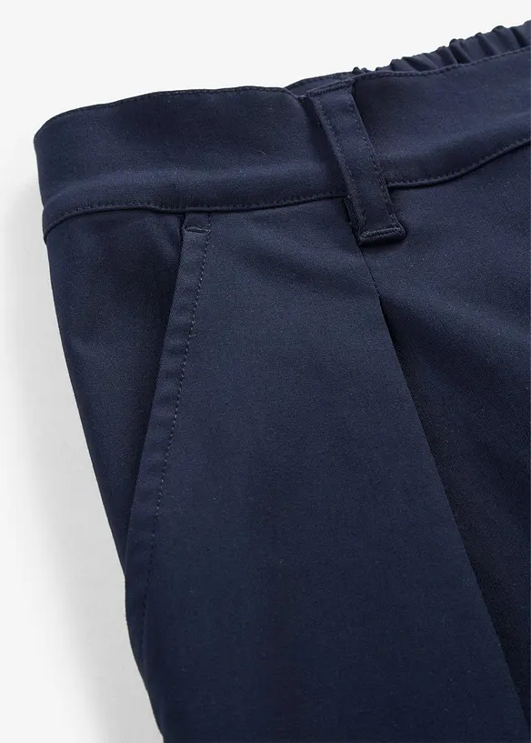 Stretchhose mit Bundfalte, aus Bengalin, bonprix