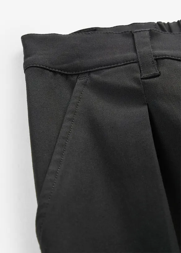 Pantalon &agrave; pinces en bengaline extensible, bonprix