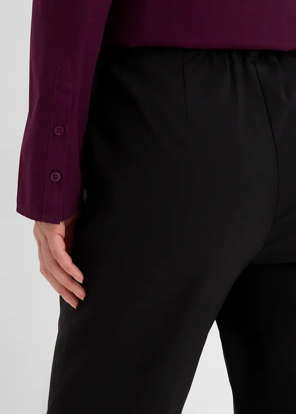 Bauchweg-Stretch-Zigarettenhose aus Bengalin, bonprix