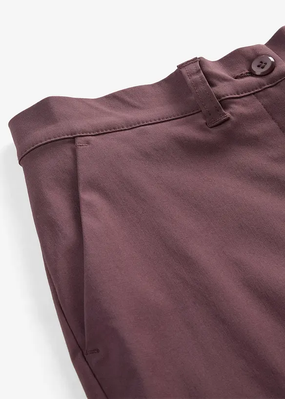 Pantalon cigarette en bengaline extensible, effet ventre plat, bonprix