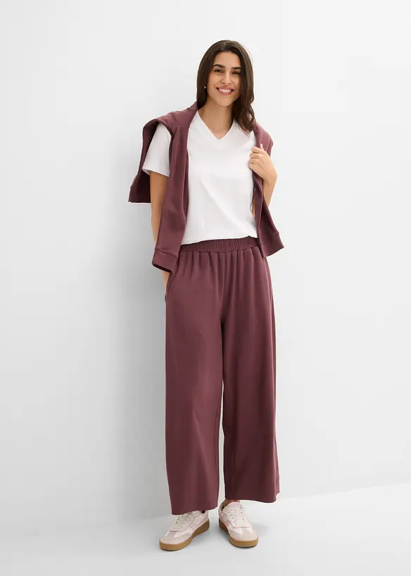 Pantalon en jersey coton interlock, bonprix