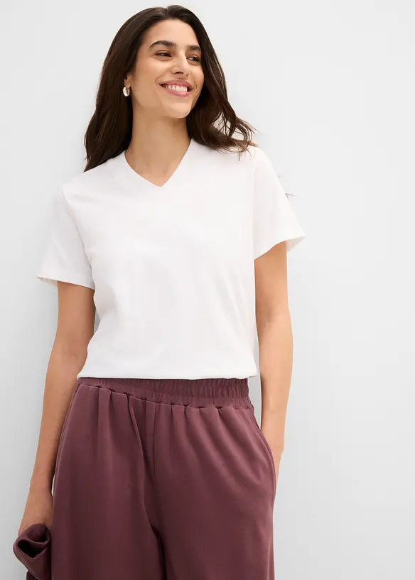 Pantalon en jersey coton interlock, bonprix