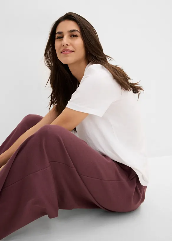 Pantalon en jersey coton interlock, bonprix