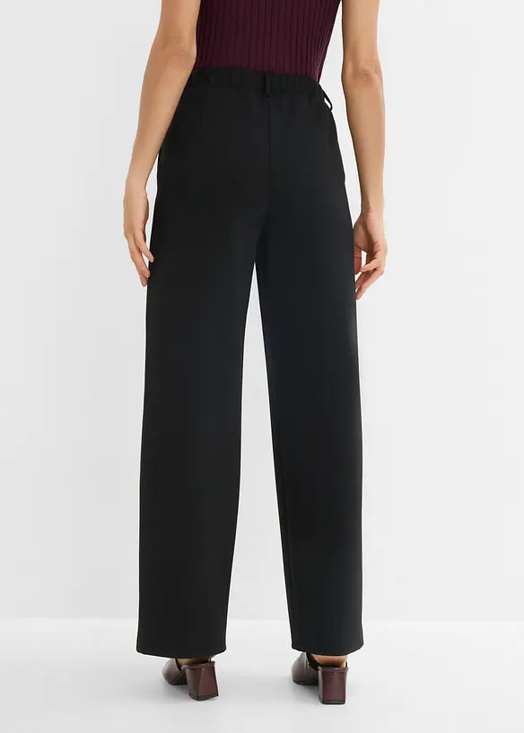 Pantalon &agrave; pinces en Punto di Roma, bonprix