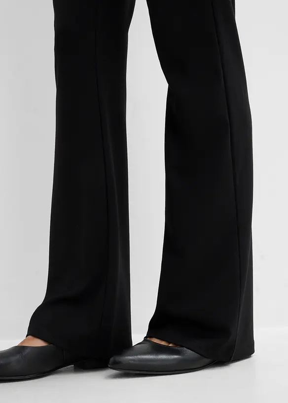 Pantalon &eacute;vas&eacute; en Punto di Roma, bonprix