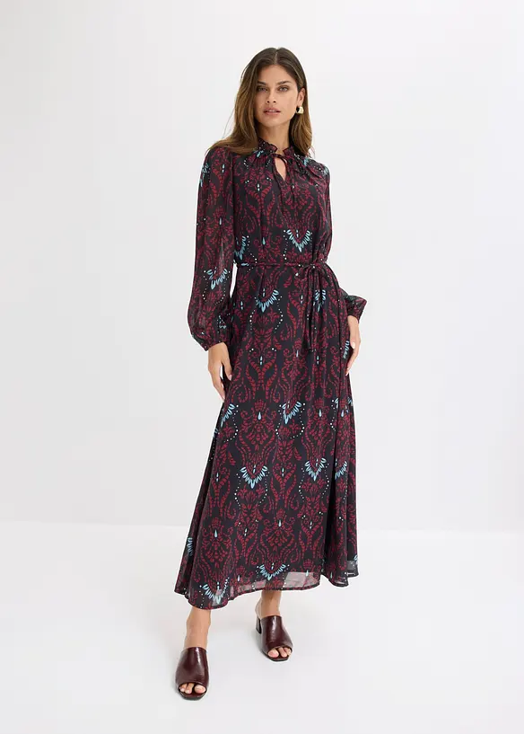 ausgestelltes Chiffonkleid, bonprix