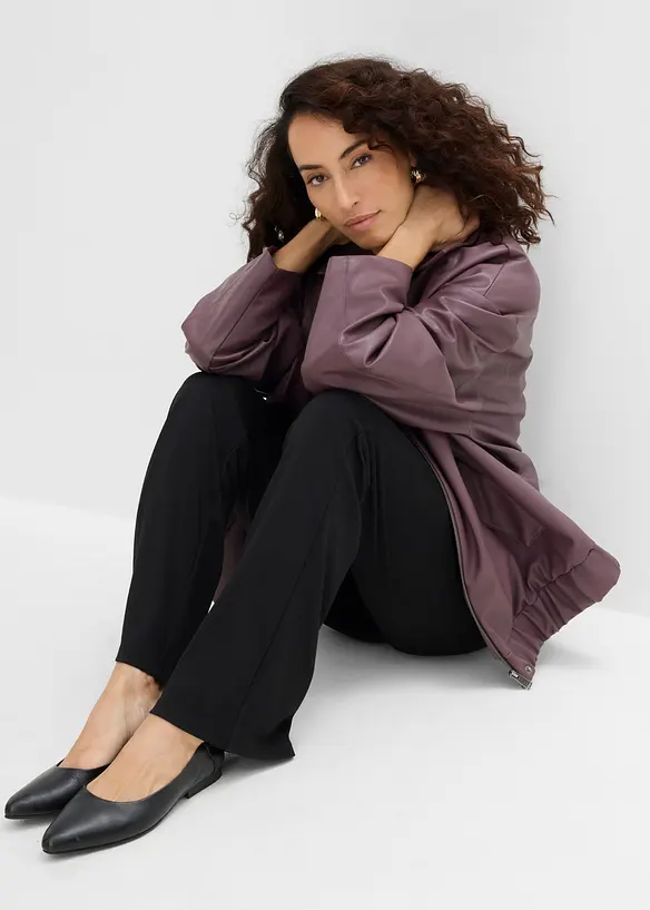 Pantalon &eacute;vas&eacute; en Punto di Roma, bonprix