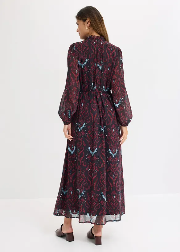 ausgestelltes Chiffonkleid, bonprix