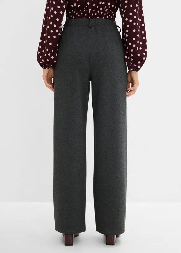 Pantalon &agrave; pinces en Punto di Roma, bonprix