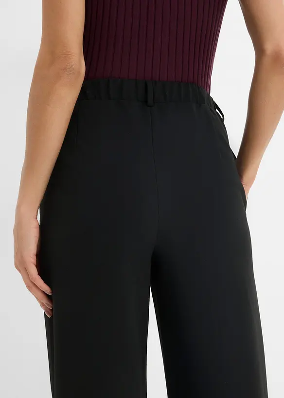 Pantalon &agrave; pinces en Punto di Roma, bonprix