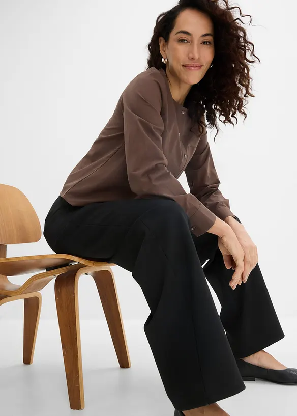 Bluse mit Schaldetail, bonprix