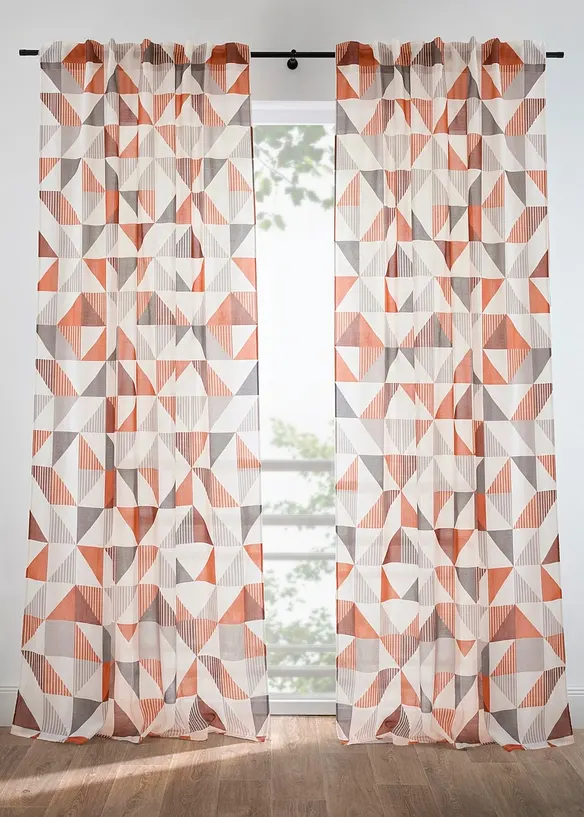Rideau panneau opaque textur&eacute; (1 pce), bonprix