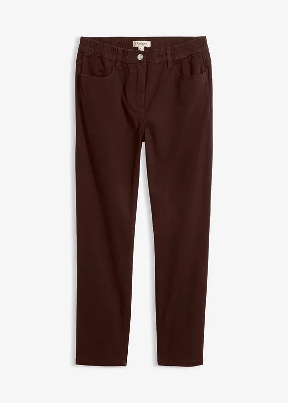 Gerade Twillhose mit hohem Bund, bonprix