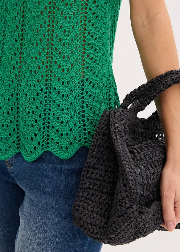 T-shirt en maille, bonprix