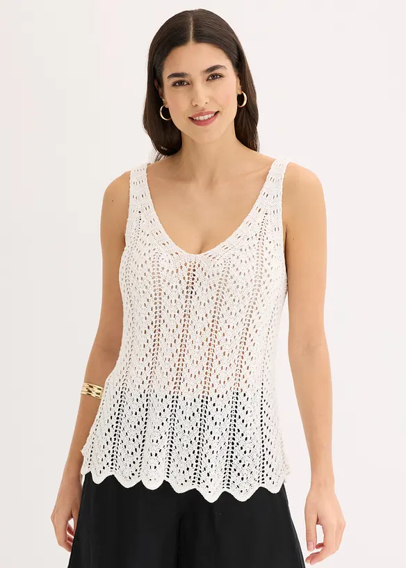 T-shirt en maille, bonprix