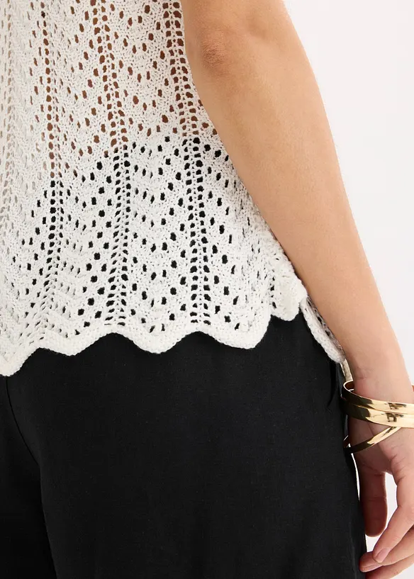 T-shirt en maille, bonprix