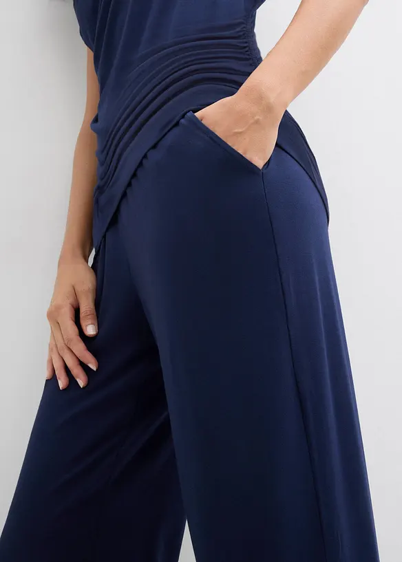 T-shirt et pantalon (ens. 2&nbsp;pces) en viscose extensible, bonprix