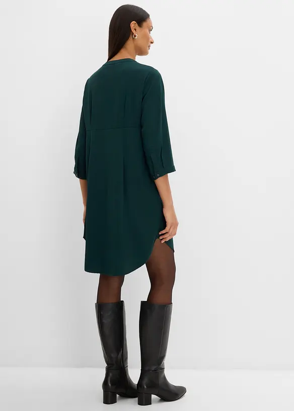 Blusenkleid mit kurzer Knopfleiste, bonprix