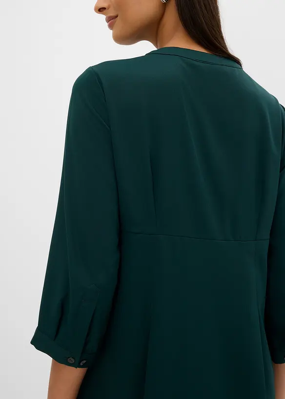 Blusenkleid mit kurzer Knopfleiste, bonprix