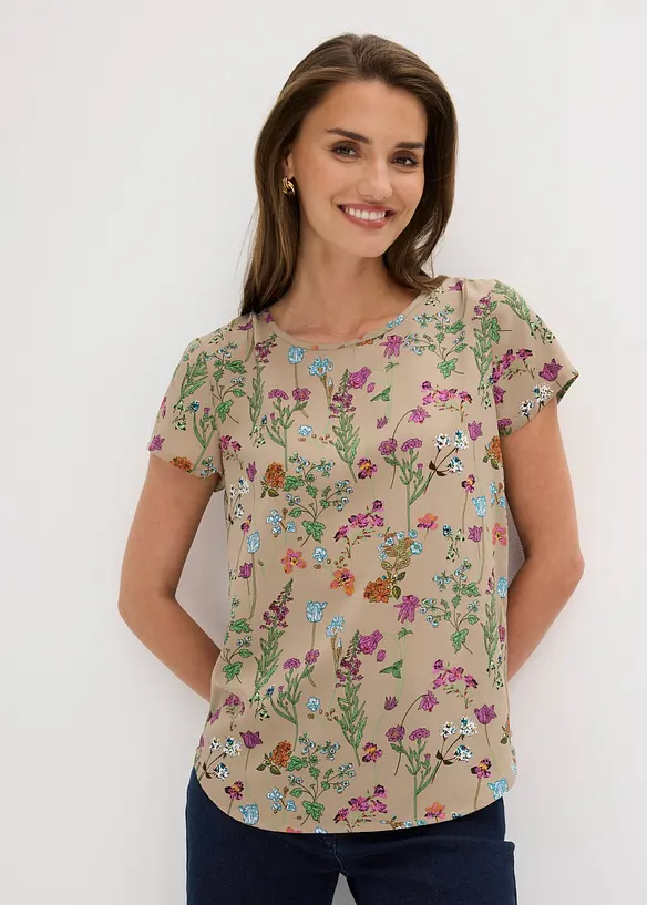 Blouse manches courtes, bonprix