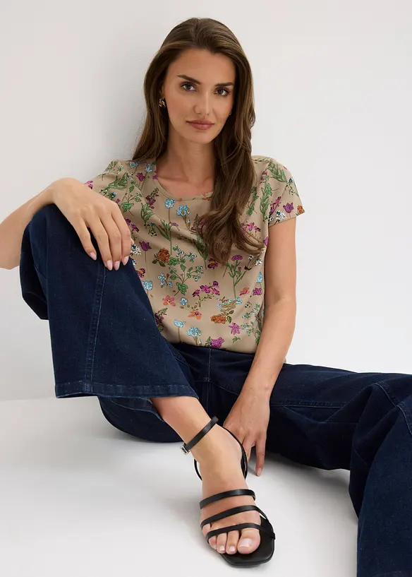 Blouse manches courtes, bonprix