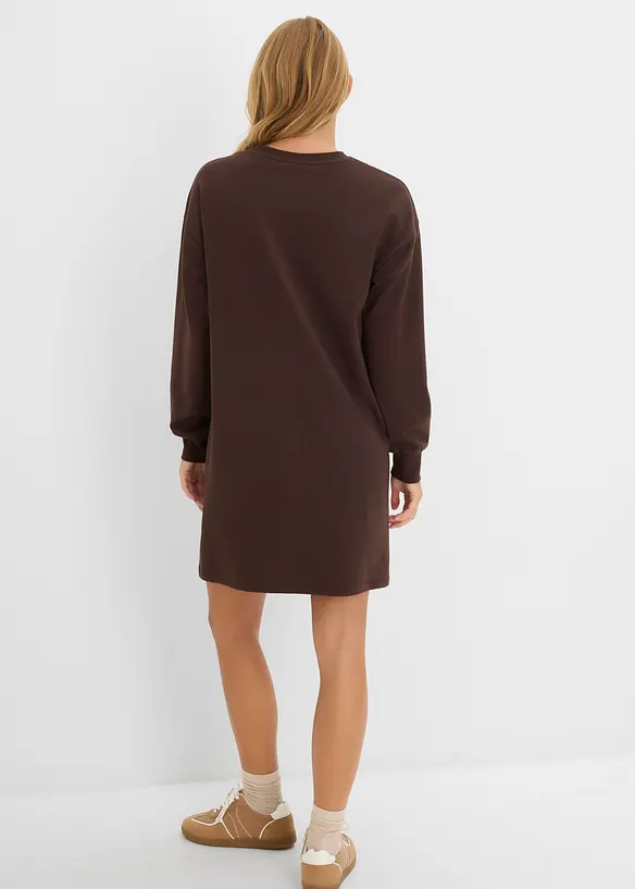 Robe sweat 100% coton, bonprix