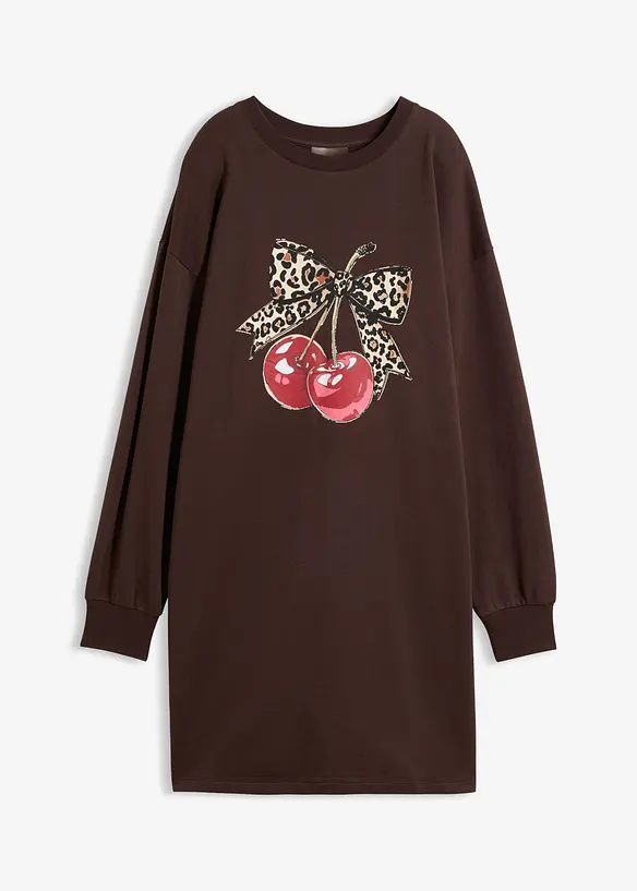 Robe sweat 100% coton, bonprix